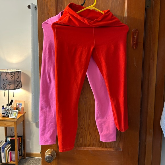 Fabletics Red and Pink Leggings - Picture 2 of 13